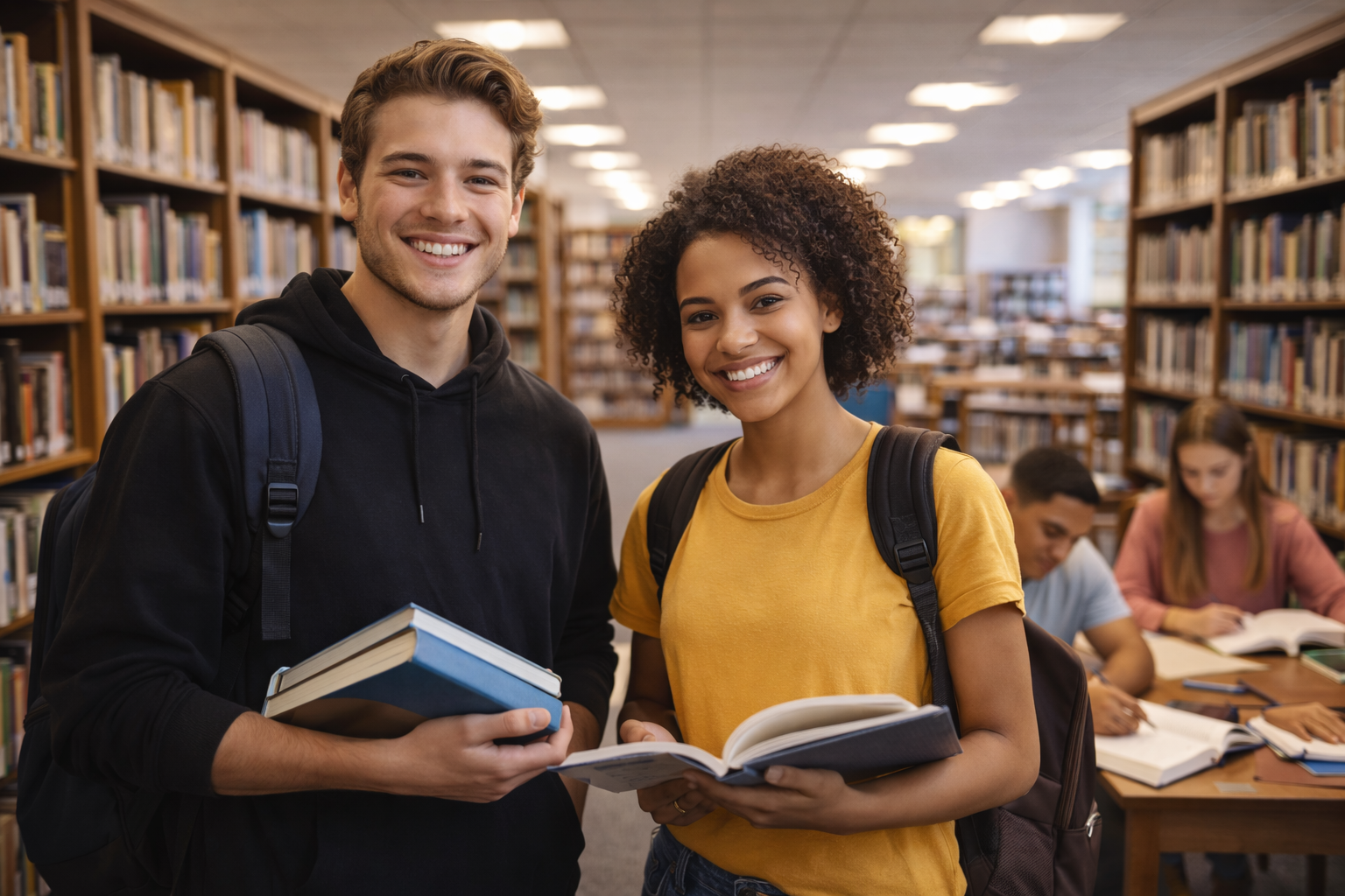 Estudantes no campus FACOP